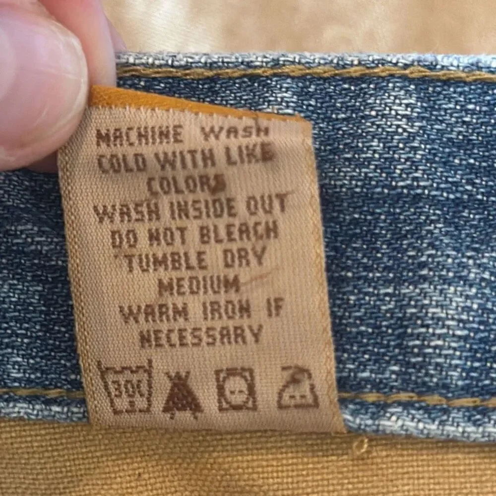 Orvis KHP Jeans Mens Brown Canvas Straight 100% Cotton Workwear‎ size 38/30
